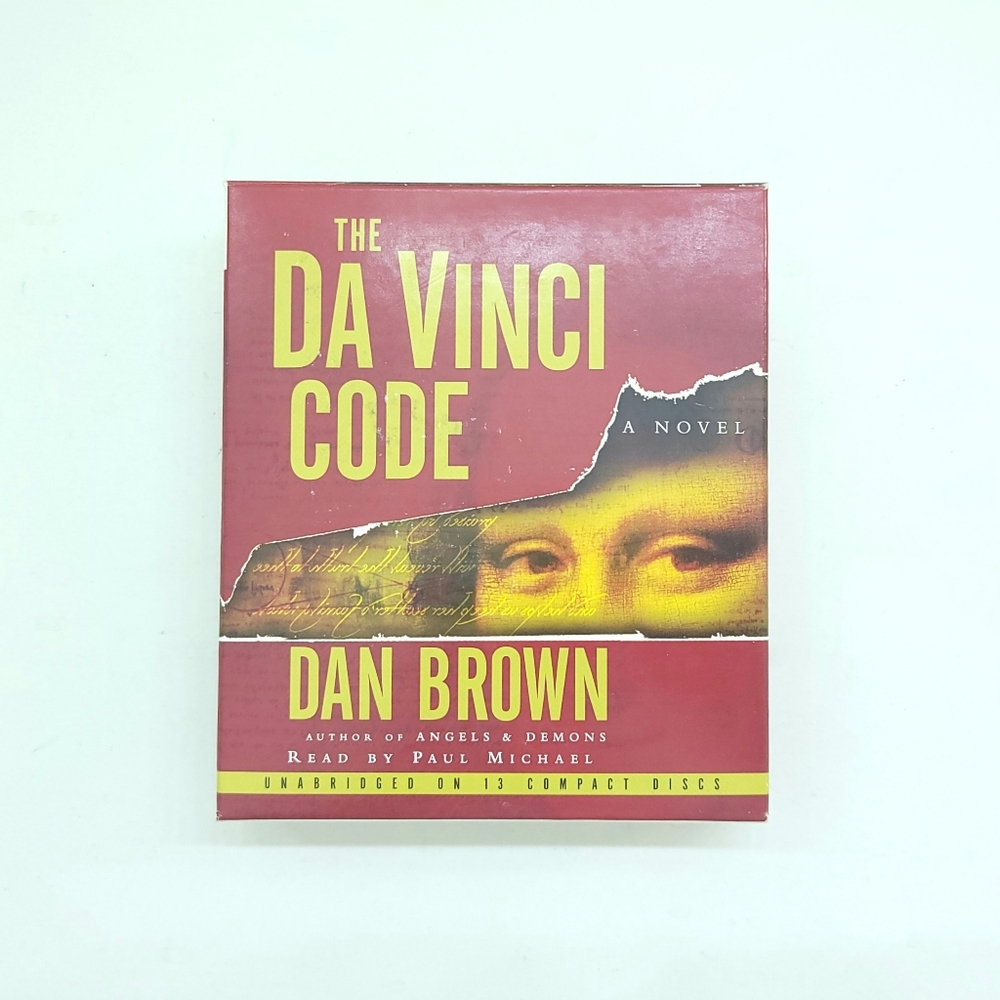 The DaVinci Code Audiobook on CD Dan Brown Novel Unabridged 16 hours 13 CD Set